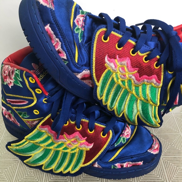 Jeremy Scott x Adidas Other - Adidas Jeremy Scott EasonChan Wings Floral Chinese